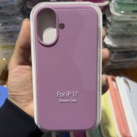 Anti-fall Smooth Touch Liquid Silicone Case For iPhone 17 Pro Max 17 Air 16 15 14 13 Luxury Pure Color Full-wrap Soft Cover