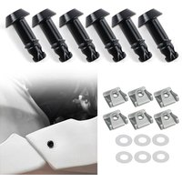 19mm Universal For Dual Sport Off-Road Scooter Street Motorcycle Honda Yamaha Kawasaki Quick Release Turn Race Fairing Fastener