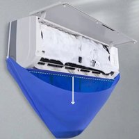 Spill Proof Air Conditioner Wash Bag Cleaning Cover Wall Protector Catchment Drain Hose Heavy Duty Wall-Mounted Indoor Unit New