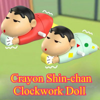 Crayon Shin-chan Clockwork Model Toy Don't Want To Get Up Anime Figure Model Toy Propel Alarm Clock Dynamic Crawl Toys Fun Gift