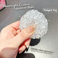 Squishy Balls Ice Beads Stress Relief Toy Crisp Sound Stress Relief Toy for Anxiety Sensory Fidget Toys for Adults Anxiety Gift