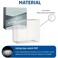 5 10 Packaging Thickened 50C PET Plastic ETB Protective Cover Designed For Regular Elite Training Boxes