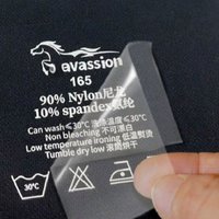 100PCS Custom Thermal Transfer Stickers Iron-on Clothing,Flat Hot Stamping Garment Tags Labels Any Size