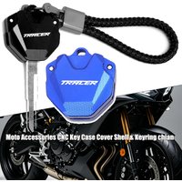 New Moto Accessories For Yamaha TRACER 7 9 900 700 / GT Tracer7 CNC Key Case Cover Shell & Keyring chian Tracer9 Tracer7gt/9gt