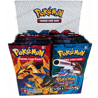 English 360pcs Pokemon Cards Evolutions Booster Box Trading Card Game TCG Children Collectible Pokemon Cards Toy For Boys Gifts