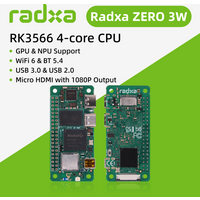 Radxa ZERO 3W RK3566 4-rdzeniowy procesor SBC, GPU, NPU, HDMI z wyjściem 1080P, oraz WiFi 6 i BT 5.4, Komputer jednopłytkowy