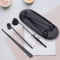 Stainless Steel Candle Extinguishing Tool Candle Trimmer Candle Wick Trimming Scissors/hook/candle Tray/candle Nursing Tool
