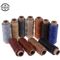 50m/Roll DIY Waxed Sewing Thread For Leather Shoe Hand Stitching Crafts Tool Hand Stitching For Leather Sewing Thread