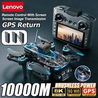 Lenovo D13 GPS Drone 8K Triple-Camera Aerial HD Optical Flow Intelligent Obstacle Avoidance Brushless Motor Screen RC Drone