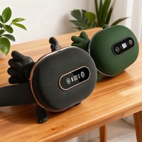 Heating and Vibration Massager New Design Deep Tissue Kneading Finger Pressure Hot Compress Massage Pillow 2026 Hot Sale