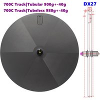 AliExpress BIKEDOC DX27 Carbon Track Bike Disc Wheel 27MM Wide Tubular And Tubeless Disk Wheelset Fixie Light Weight With Alloy Axel