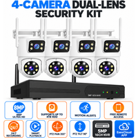 16CH EseeCloud Drahtloses CCTV WIFI NVR Zwei-Wege-Audio Überwachungsset IP66 Wasserdichte Farbnachtsicht PTZ-Kamera Sicherheits-IP APP-System