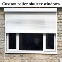 Anti-Theft Insulated Aluminum Roll up Window Roller Shutter Window Remote Control Opening Method Windows and Doors