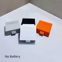 1/4 Pcs 20 hole CR2032 button battery storage box - portable storage box -20 drawer slots, travel storage battery box