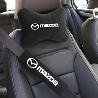 Poduszka pod kark do samochodu, zagłówek, nakładka na pas bezpieczeństwa, ochraniacz na ramię do Mazda 2 3 5 6 BL BM GJ CX3 CX4 CX5 CX-5 CX8 KE KF CX7 CX9 MX5 CX30
