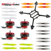 HappyModel Crux3 3in Toothpick Frame Kit EX1202.5 8000KV Brushless Motor Gemfan 3018 Propeller for RC FPV Drone Racing DIY Parts