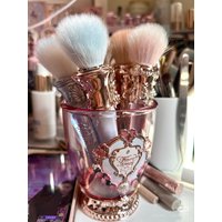 FlowerKnow Bunny Garden Series Blush Brush - Cosmetic Tool for Loose Powder Highlighter Wool Blend for Makeup