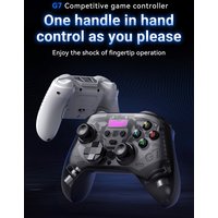 G7 wireless mobile game controller, Hall joystick, Hall trigger, supports Switch/Android/iOS/P4/PC,G6 controller upgrade version
