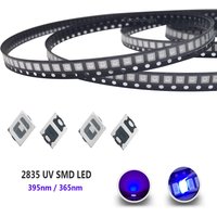 2835 3528 SMD UV Purple Light chip lamps ltraviolet 0.5W 0.2W 395nm 365nm LED Light Emitting Diode LED Bulb