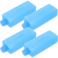 4Pcs Ice Cooling Box Reusable Ice Packs Cooler Freezer Pack Leakproof Portable Cooling Container Food Beverage Transport Fresh