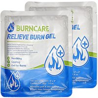 2Pcs Outdoor Sunburn Anti-infective Scald Cream Roosin Burn Gel Dressing Burns Scalds Emergency First Aid Treatment Gel Sachets