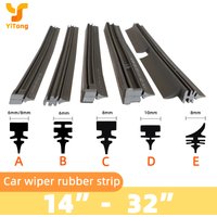Yitong Car Wiper Rubber Filling Strip 6mm/8mm/10mm Multiple Model (Supplementary) 14in To 32in Car Insert Rubber Strip Wiper