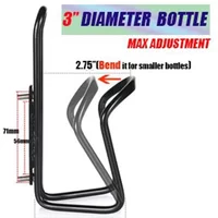 1Pc Aluminum Alloy Bike Water Bottle Cage Lightweight Cycling Drink Holder Universal MTB Road Bicycle Accessories