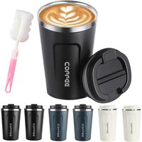 Thermo Cafe Coffee Mug Car Thermos Mug Leak_Proof Travel Thermo Cup for Tea Water Coffee Double Stainless Steel Water Bottle