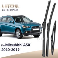 For Mitsubishi ASX 2010-2019 2011 2012 2013 2014 Wiper Front&Rear Wiper Blades Windshield Windscreen Window Brushes 24"+21"+10"