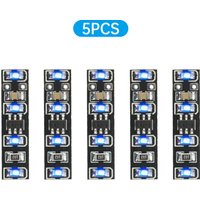 A Set/5 PCS DC 3.7-4.2V Power Display Module 1S Ternary Lithium Battery Electricity Meter Indicator Led Light Mini