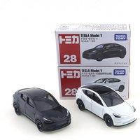 Takara Tomy Tomica No.28 Tesla Car Alloy Toys Motor Vehicle Diecast Metal Model for Children