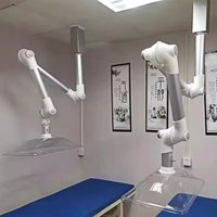 Lab-Grade Adjustable Arm Smoke Exhaust System for Moxibustion Therapy, Foldable Duct Fan with Silent Operation & Wide Coverage