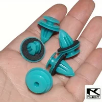 10/300PCS Door Panel Clips With Seal Ring Rivet Fasteners For Bumper Interior Trim used for various cars
