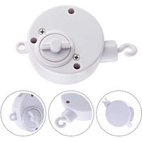 Infant Bell Rotary Wind-up Music Box Baby Mobile Crib Bed Bell Windup Movement Music Box Machine Nursery Decoration