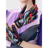 AliExpress Kyncilor 1 pair of graffiti sports bicycle riding gloves, non slip, shock-absorbing, wear-resistant, breathable, suitable for outdoor spo