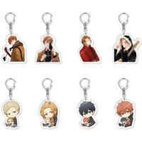 GIVEN HOT BL Anime New Acrylic Keychain Key Chain Bag Charms Souvenir Creative Pendant Jewelr Cute Boys Collection Cosplay Gift
