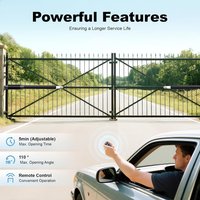 Electric Automatic Dual Arm Swing Gate Opener Up to 660 Lbs For Access Control System