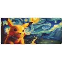 Pikachu Pokemon Mouse Pad HD printing XXL overlock Mousepad Large Gaming Office Nonslip base PC Computer Gamer Keyboard Desk Mat
