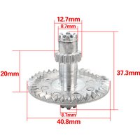 Metal Spindle Rod Gear Plate For Fishing Reel Repair Parts 1000-18000 Series Brass Disc Replacement Accessories