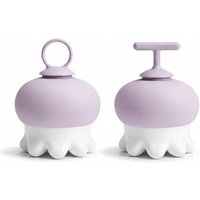 Ceramic Body Massage Tool with 60°C Hot Water Use, Heat Insulated Manual Massager for Neck Shoulder Back