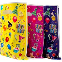 30Pcs Mixed Color Balloon Birthday Gift Bags Yellow Rose Red Navy Blue Holiday Birthday Party Small Gift Packaging Bags