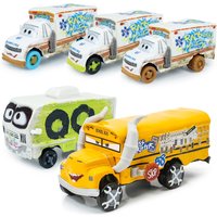 Disney Pixar Cars 3 Dr. Damage Arvy Motorhome Miss Fritter The Thunder Hollow Speedway Racer Alloy Diecast Toy Car For Children