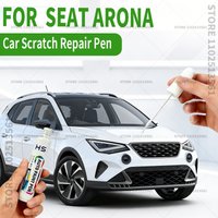 Car Paint Repair Pen Paint Scratch Repair Accessories Desire Red Midnight Black Fiord Mystery Blue Glacial White For SEAT Arona