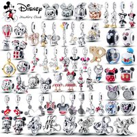 Charm Beads Was Inspired By Disney Mickey Mouse,World 50th Anniversary,Winnie The Pooh,Compatible With Bracelet Jewelry For Fans