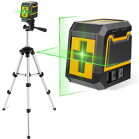 Original Green Cross Line Laser Level Self-Leveling 360° with Tripod Kit | High Precision Measuring Tool for Home Renovation