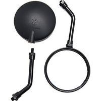 AliExpress JPMotor Accessories Motorcycle Mirrors Universal 10mm Scooter E-Bike Cafe Racer Retro Rearview Mirrors Adjustable ABS HD Vision Side Mirror