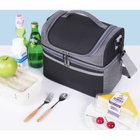 Multifunction Oxford Large Capacity Cooler Bag Waterproof Portable Zipper Thermal Lunch Bags for Outdoor Picnic Food Storage