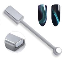 LULAA Double Ended Magnetic Nail Polish Stick Cat Eye Nail Magnet Nail Design Tool Suitable for Magnetic Cat Eye Gel Nail Polish
