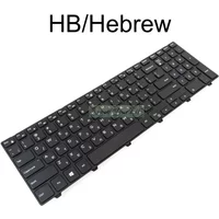 Arabic Hebrew backlit Keyboard for Dell Vostro 15 3565 3568, Inspiron 5558 5559 5566 5577 5551 5555 0NXJRR 010TXR laptop Teclado