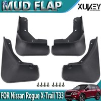 4pcs For Nissan Rogue X-Trail XTRAIL T33 2021 2022 Car Molded Front Rear Splash Guards Fender Mud Flaps Mudguards Protector NEW